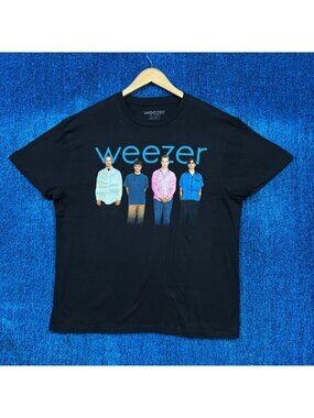 Weezer Blue Album Rock T-Shirt Size Large